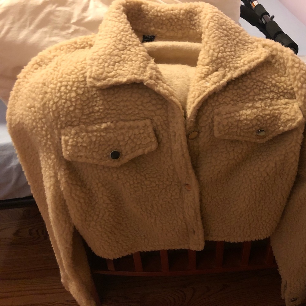 Tan Sherpa Jacket